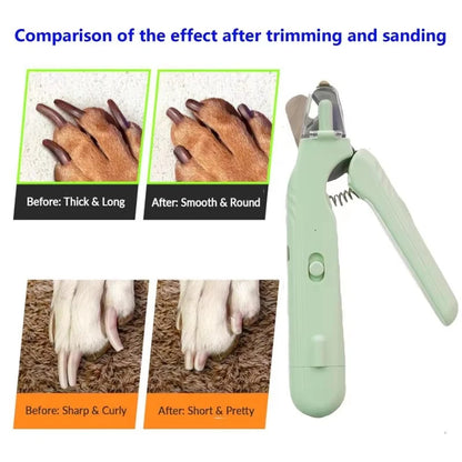 HOT🔥 2 in 1 Precision LED Pet Nail Clipper