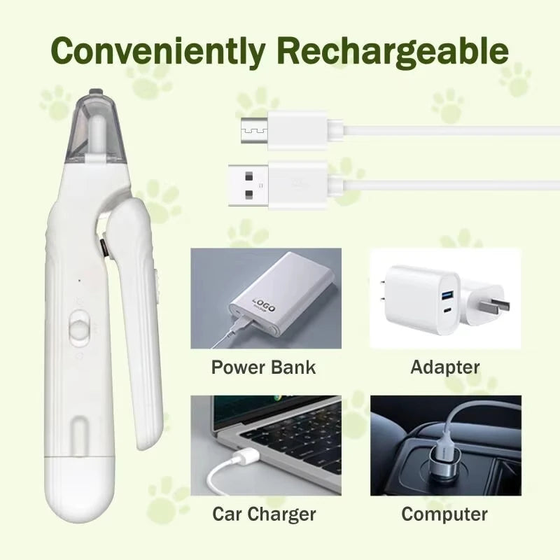 HOT🔥 2 in 1 Precision LED Pet Nail Clipper