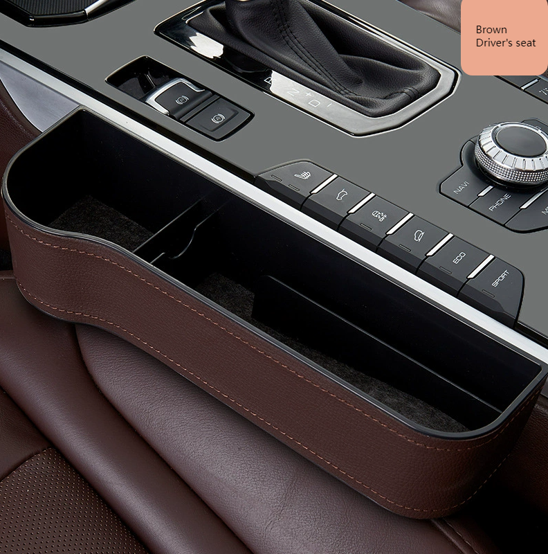 🎈2026 Great Value Offer: Car Seat Gap Storage Box, Leak-Proof Organizer, Car Interior Storage Box